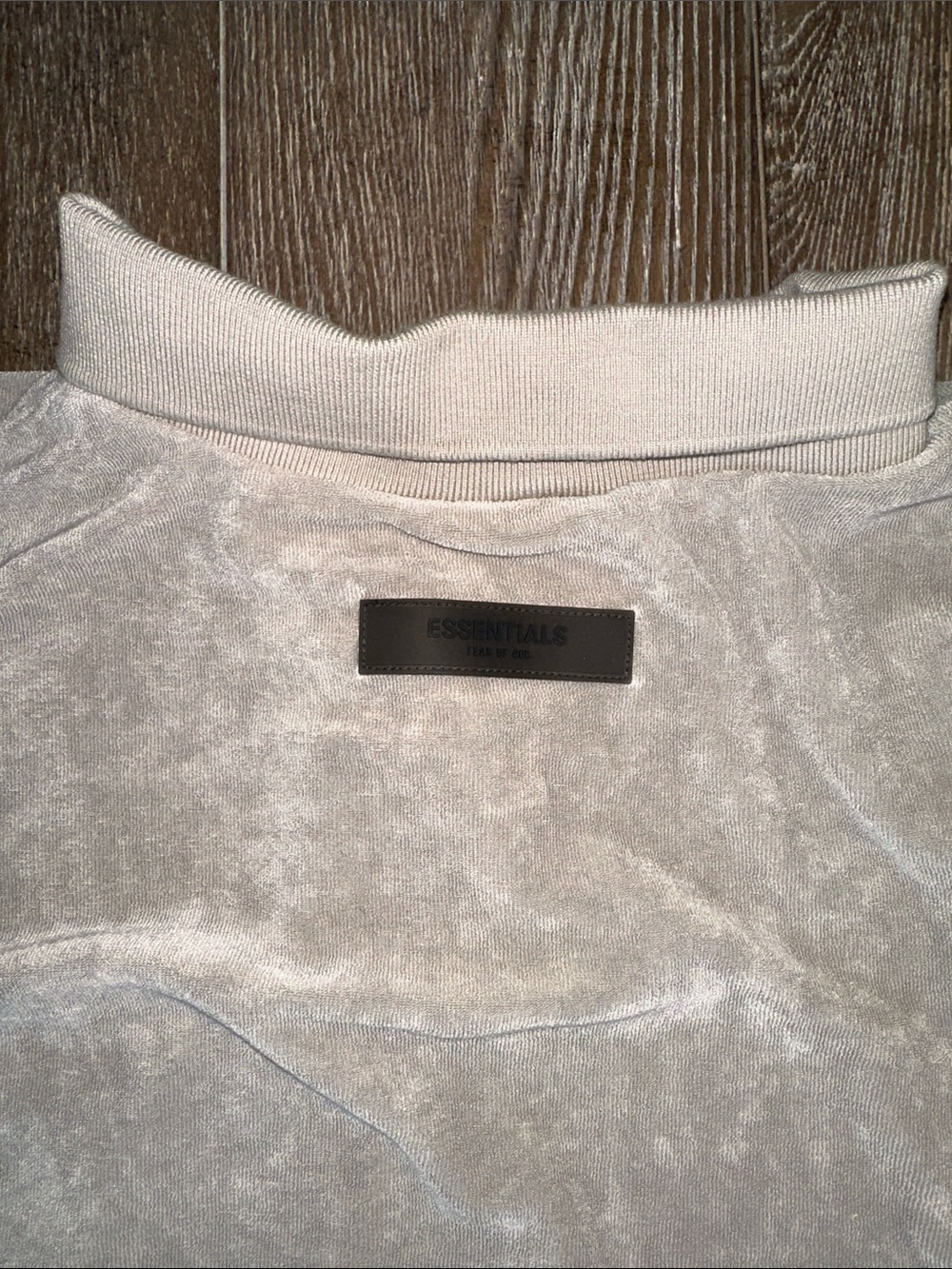 Fear of God ESSENTIALS Oversized Polo Shirt Gray Short Sleeve Men’s XL FOG - Picture 4 of 9